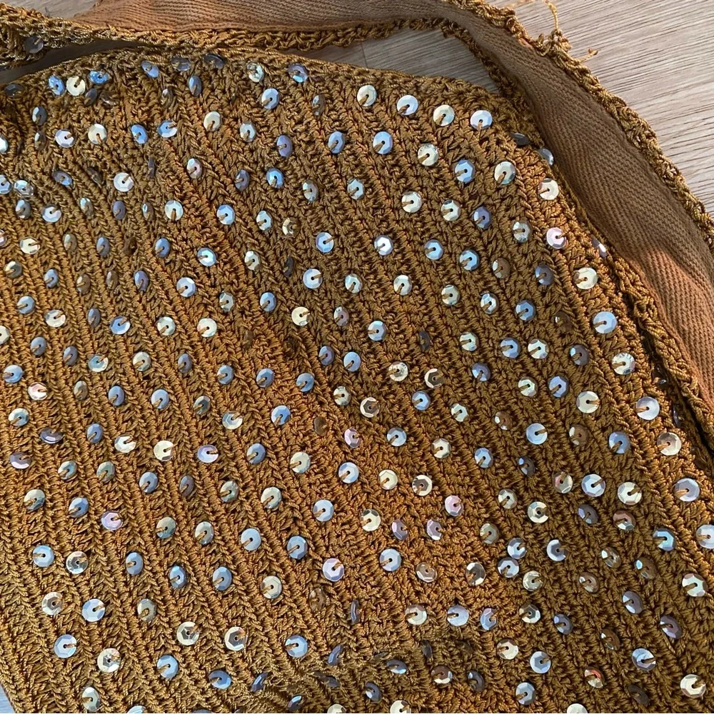 NEW Free People Catch My Shimmer Sequin Sling Bag - Picture 8 of 8